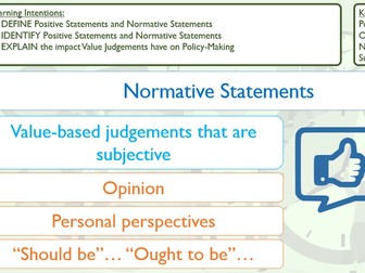 1.1.2 Positive and Normative Statements