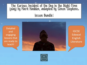 IGCSE Curious Incident (play) - lesson bundle!