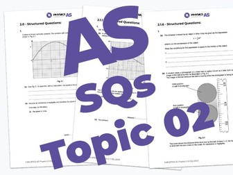 AS Physics 9702 - SQs - 02. Kinematics