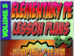 K-5 Physical Education Lesson Plan Volume 5 Bundle