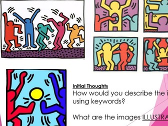 KS3 Art - Keith Haring mini project/cover work Powerpoint