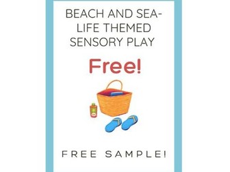 FREE Beach Sensory Guide Sample 0-3 year