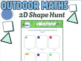 Outdoor 2D Shape Hunt