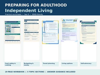 Preparing for Adulthood: Independent Living