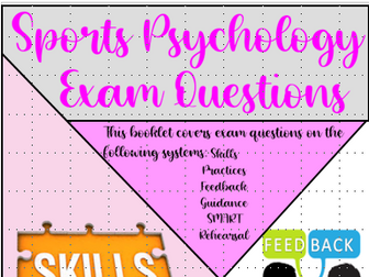 GCSE PE - All Past paper exam questions all specs - Sports Psychology