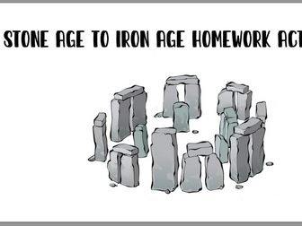 Stone Age to Iron Age Homework Activities