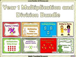 Year 1 Multiplication and Division Bundle
