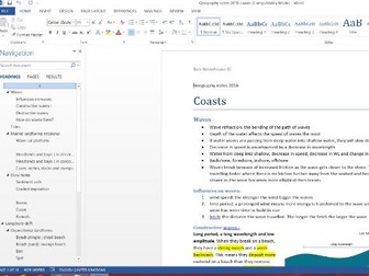 Complete Geography Coast notes- A Level