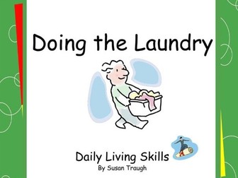 Doing the Laundry - 2 Workbooks - Daily Living Skills