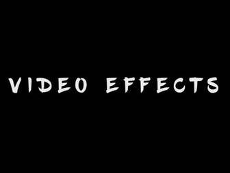 5 Music Video Effects