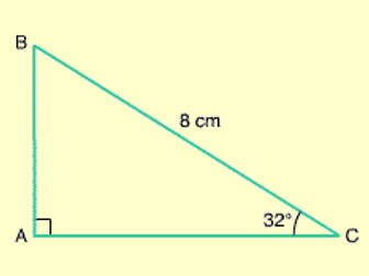 2D right-angled trigonometry worksheet -  (updated 27/1/18)