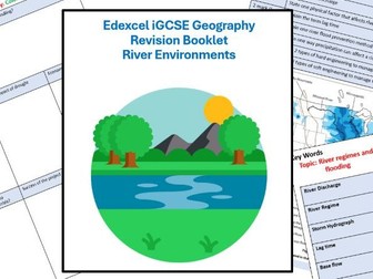 Edexcel iGCSE Geography Rivers Revision Booklet