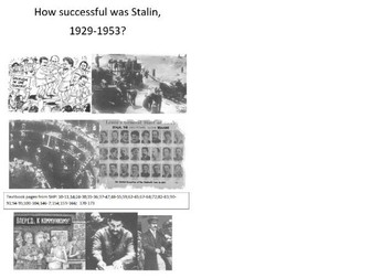 Stalin lessons OCR Russia 1855-1964