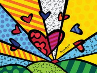 Romero Britto based art unit