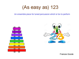 (as easy as) 123 - an easy introduction to playing tuned percussion