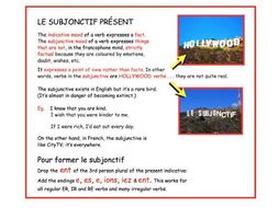 Le subjonctif: un aide-mémoire 3.0