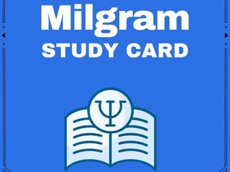 Milgram and Kohlberg study and question cards. Flash card/Game cards. A level psychology WJEC