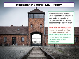 Holocaust Memorial Day English