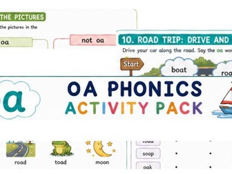 Oa phonic continuous provision activity pack