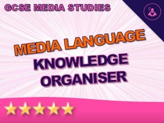 Media Language Knowledge Organiser (GCSE MEDIA STUDIES)