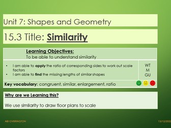 GCSE Similarity and Congruence