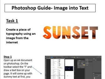 Photoshop basics task