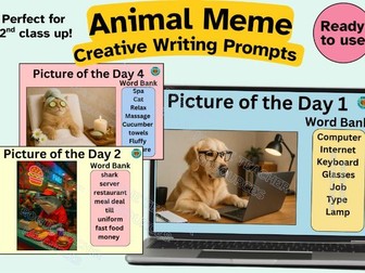Animal Meme Writing  (No Prep!)