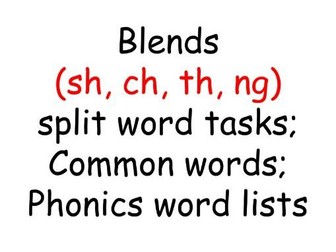 Phonics and Spelling Support Materials