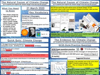 Climate Change: The Natural Causes of Climate Change