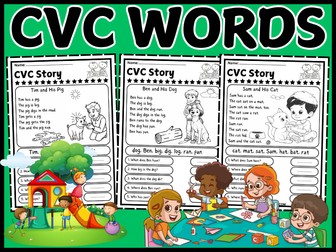 cvc worksheets for kindergarten