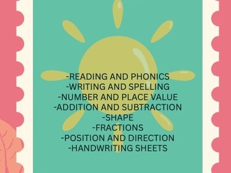 Year 1 Summer Revision Book - Preparing for Year 2