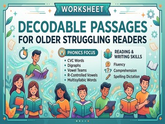 Decodable Passages for Older Struggling Readers