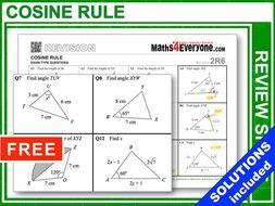Cosine Rule (GCSE Topic Review)