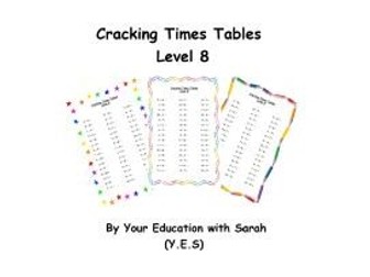 Cracking Times Tables - Level 8