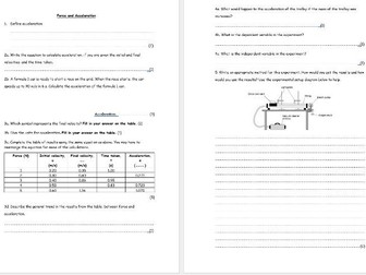 Physics Required Practical Worksheets