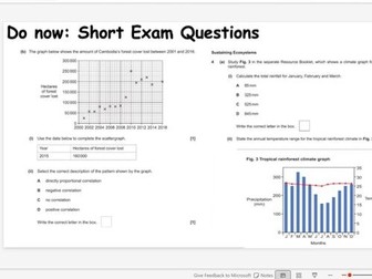 GCSE Geography OCR B revision - Amazon rainforest management