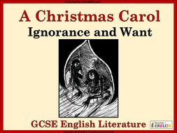 A Christmas Carol - Ignorance and Want | Teaching Resources