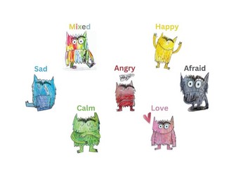 Colour Monster Emotion Labels