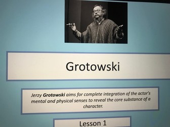 Grotowski - KS5 Practioners