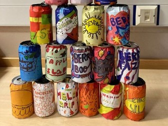 KS3 Graphic Design - drink can design