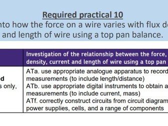 A-level Physics AQA Required practical 10 presentation
