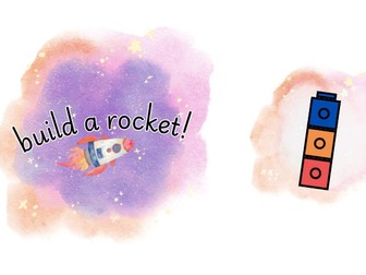 Build a rocket - Space EYFS Provision