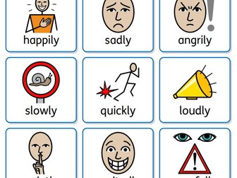 Adverb Vocabulary Cards