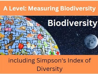 Measuring Biodiversity: Simpson's Diversity Index