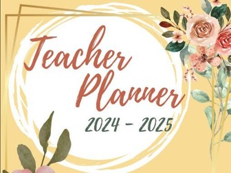 Teacher Planner 2024-2025