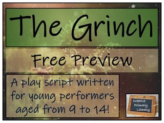 FREE PREVIEW - Christmas Play Script - The Grinch