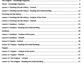 AQA GCSE Poetry cluster