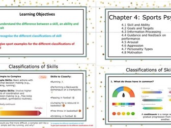 Sports Psychology Lesson - Skill, Ability, Trait & Classification of Skills