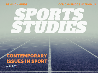 OCR Cambridge National Sports Studies Revision Guide RO51