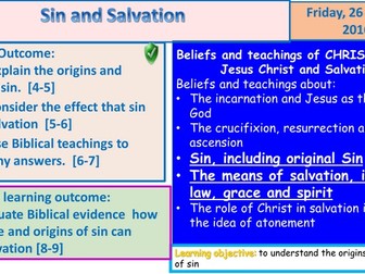 AQA 9-1 Sin and Salvation